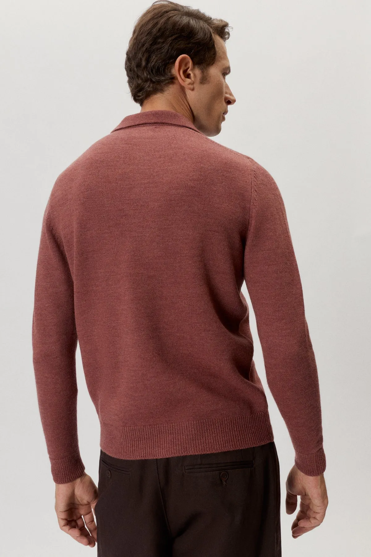 The Natural Dye Long-Sleeve Polo