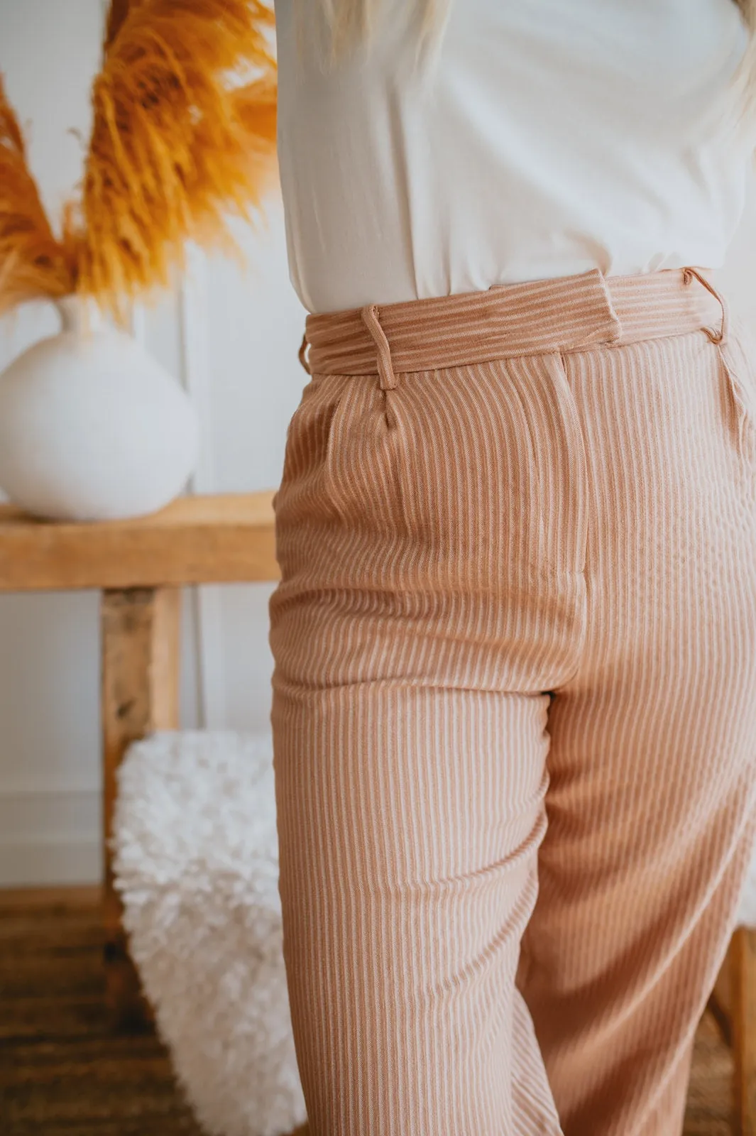 The Palmier Pant by FRNCH - Taupe