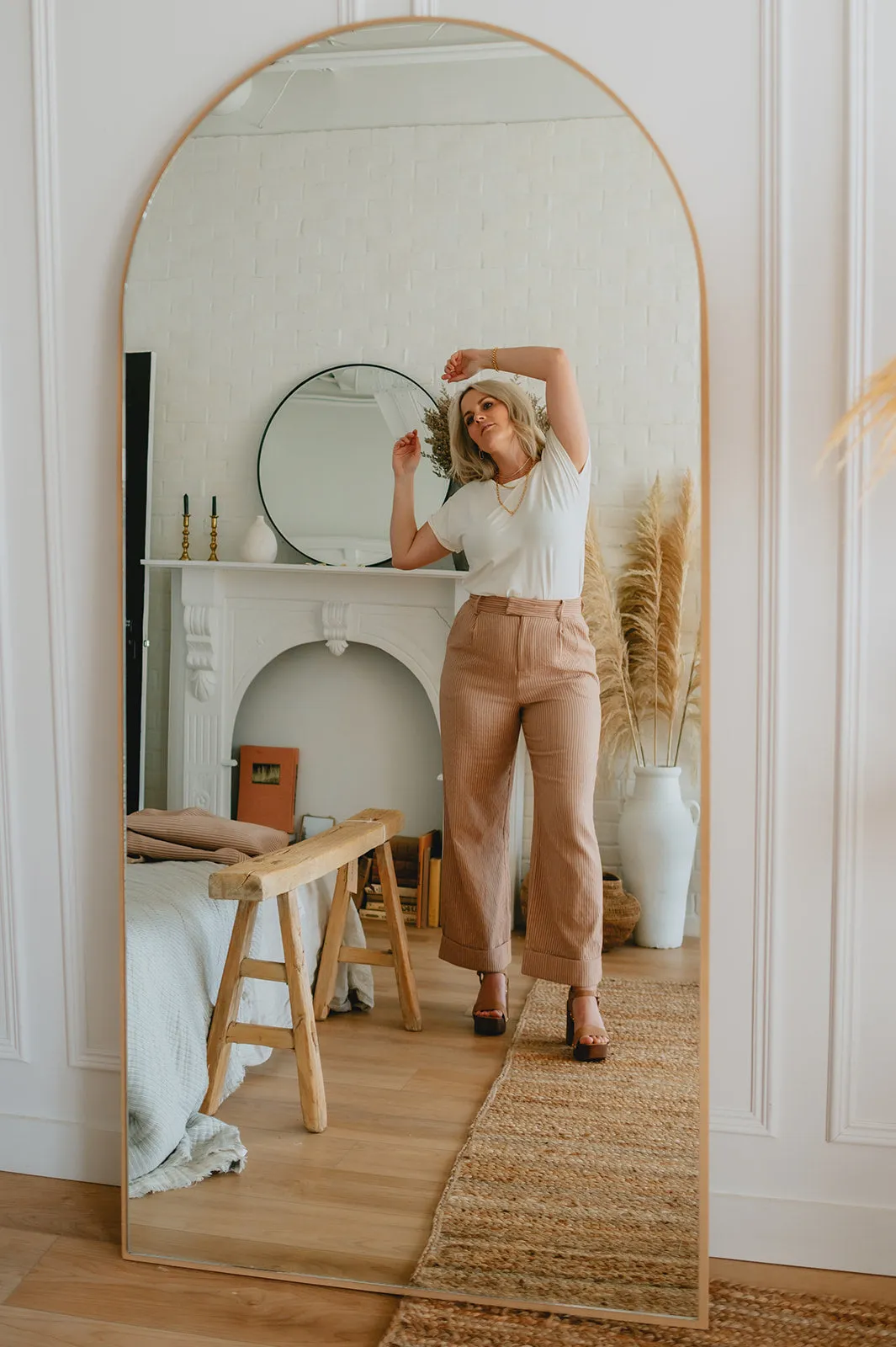 The Palmier Pant by FRNCH - Taupe