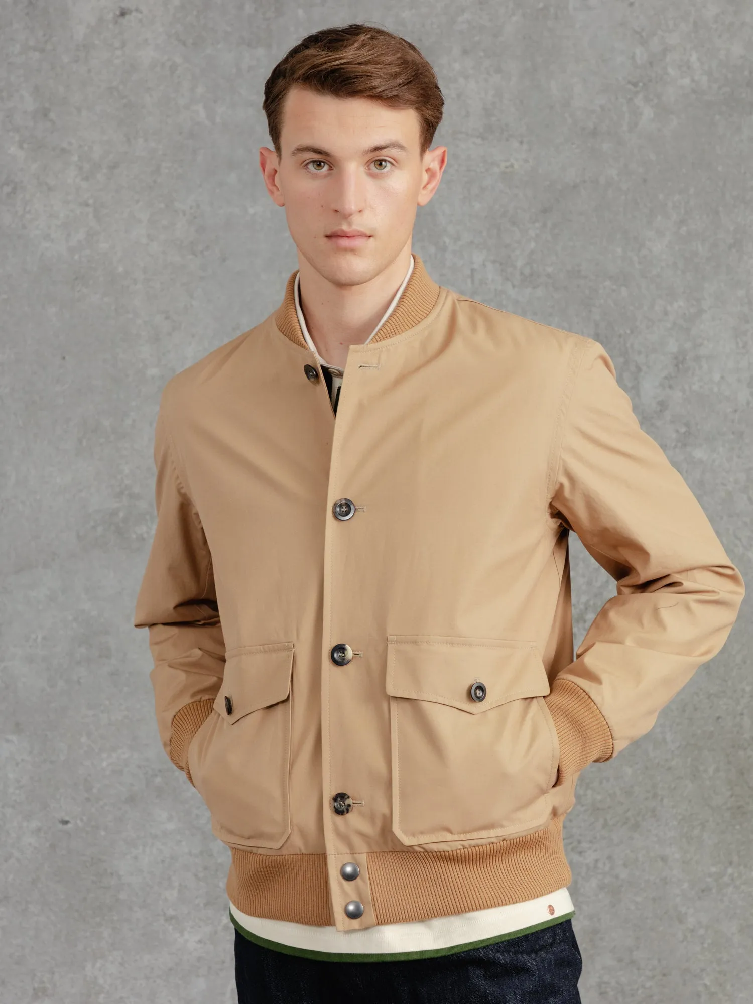 The Ventile® Bomber  - Caramel