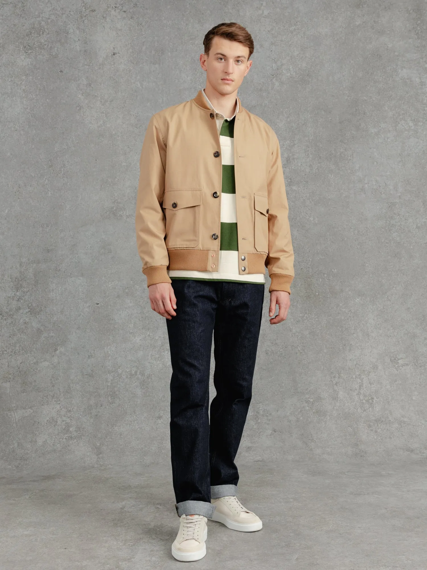 The Ventile® Bomber  - Caramel