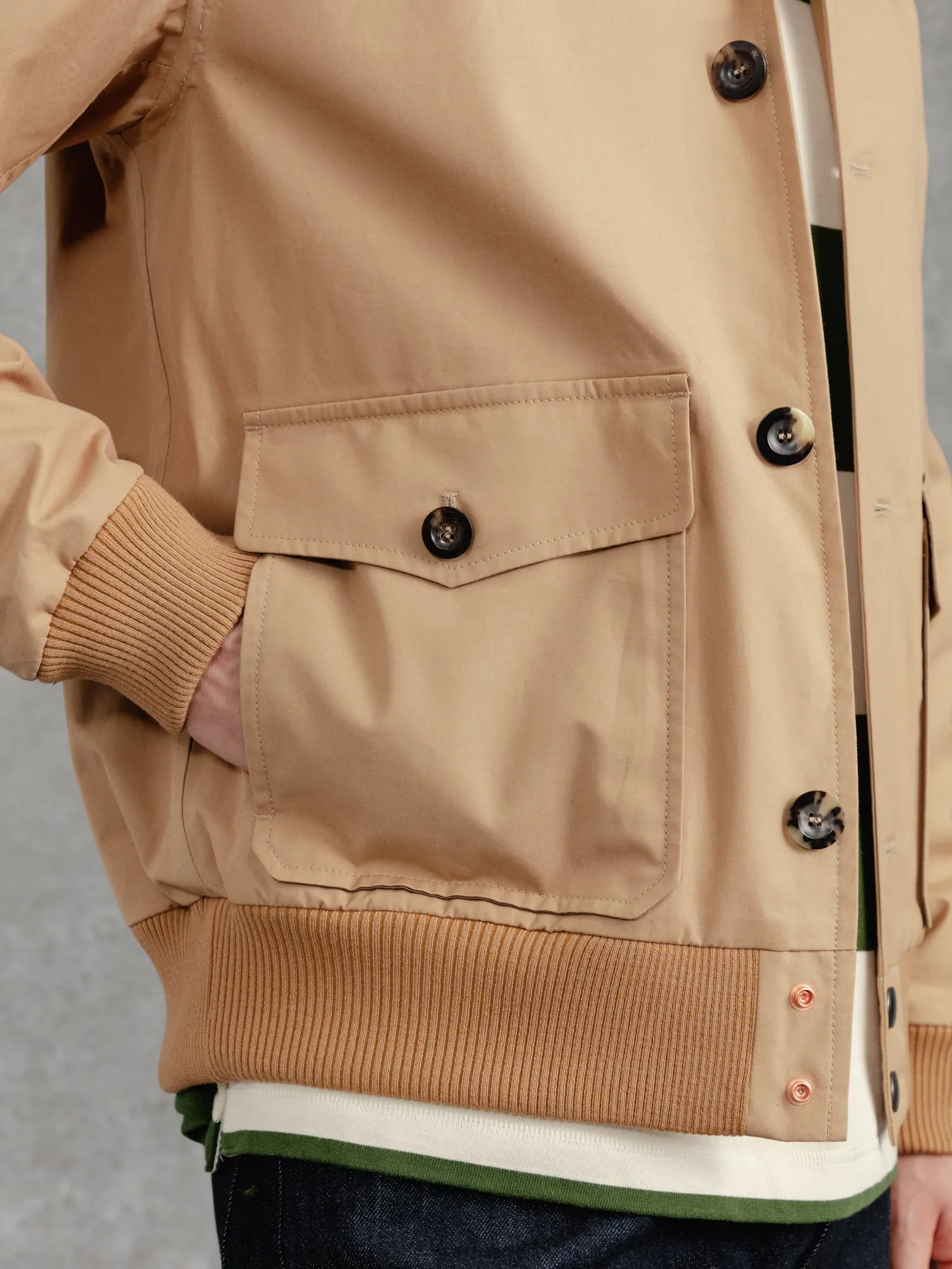 The Ventile® Bomber  - Caramel