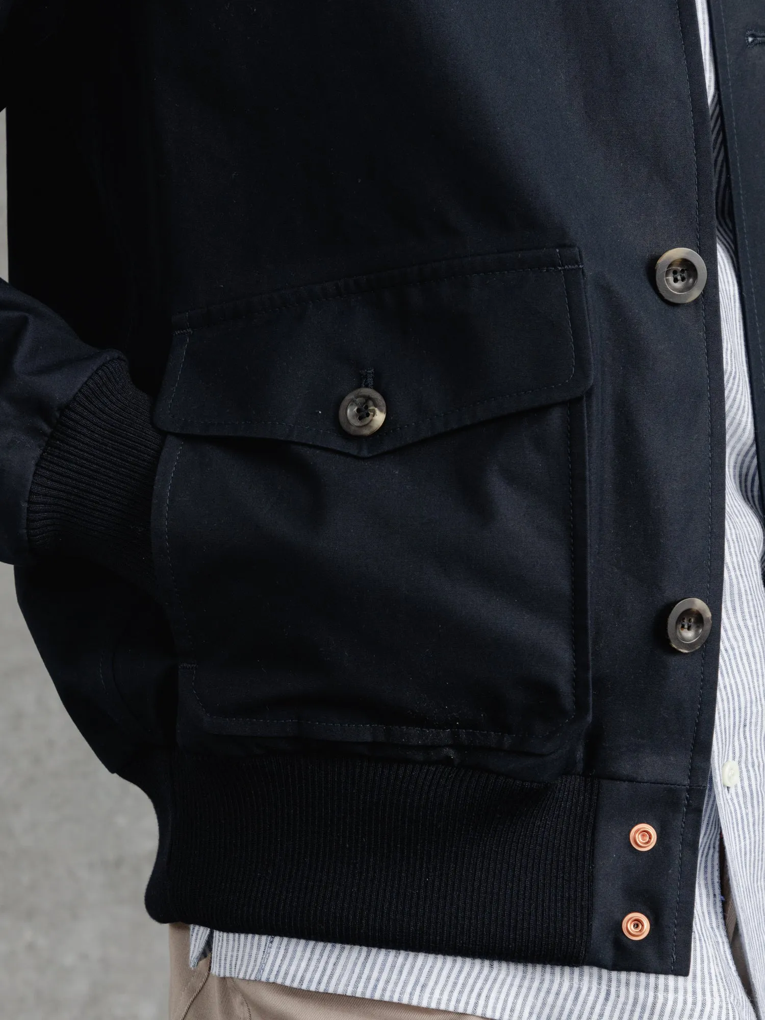 The Ventile® Bomber  - Ink