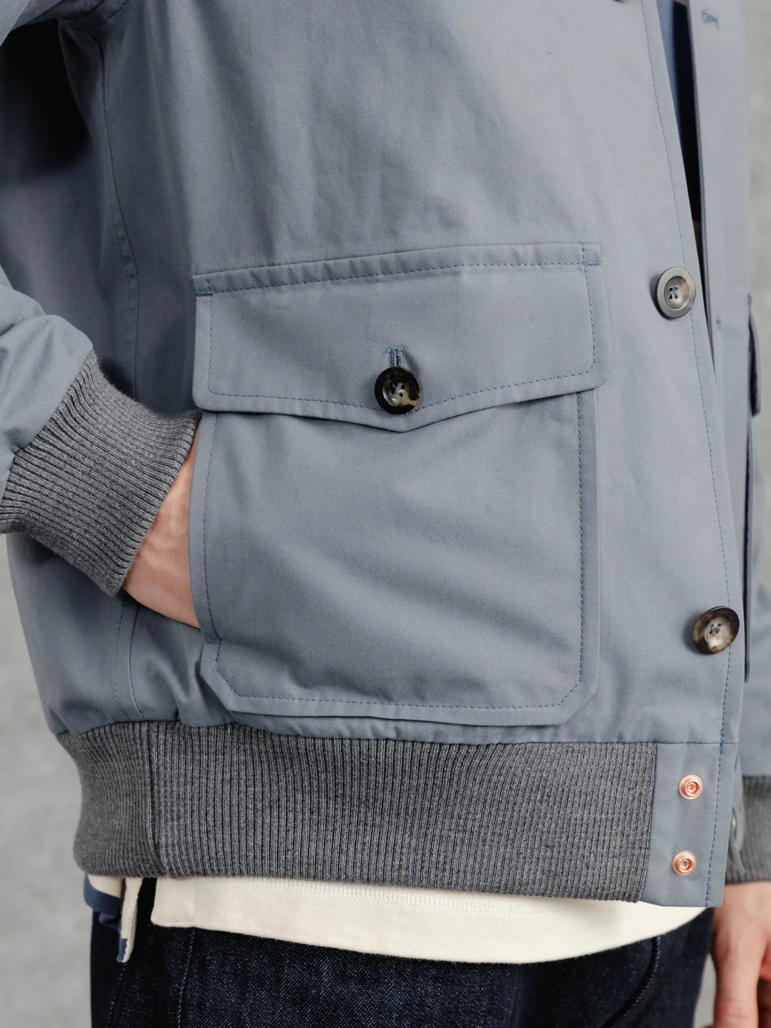 The Ventile® Bomber  - Slate