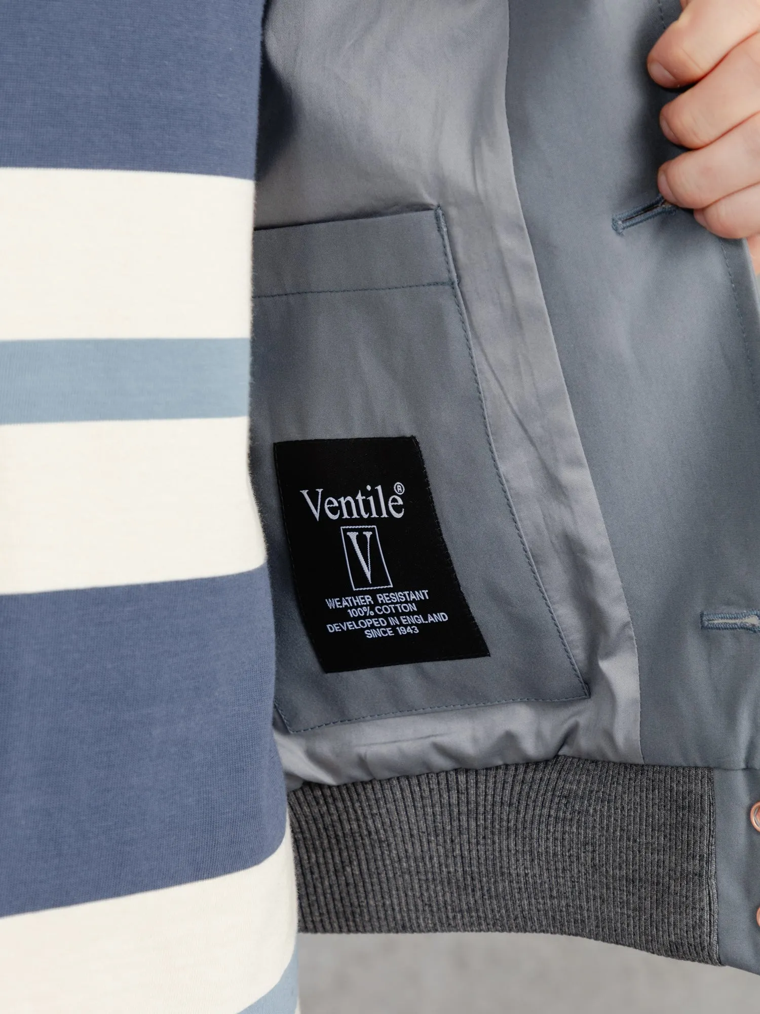 The Ventile® Bomber  - Slate