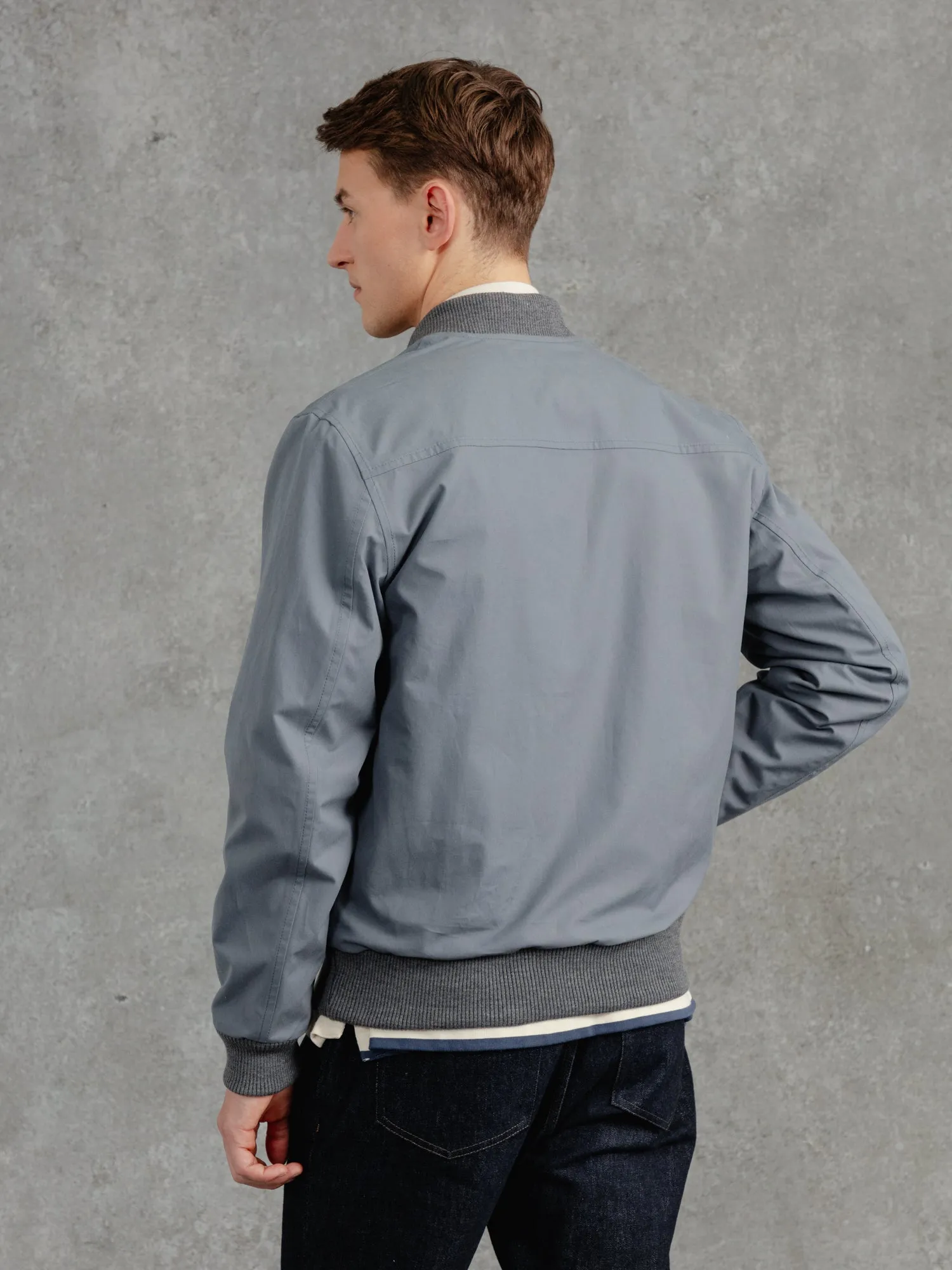 The Ventile® Bomber  - Slate