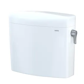 TOTO ST436EMNR#01 Aquia IV Cube Dual Flush Toilet Tank Only with Right Hand Trip Lever, Cotton White