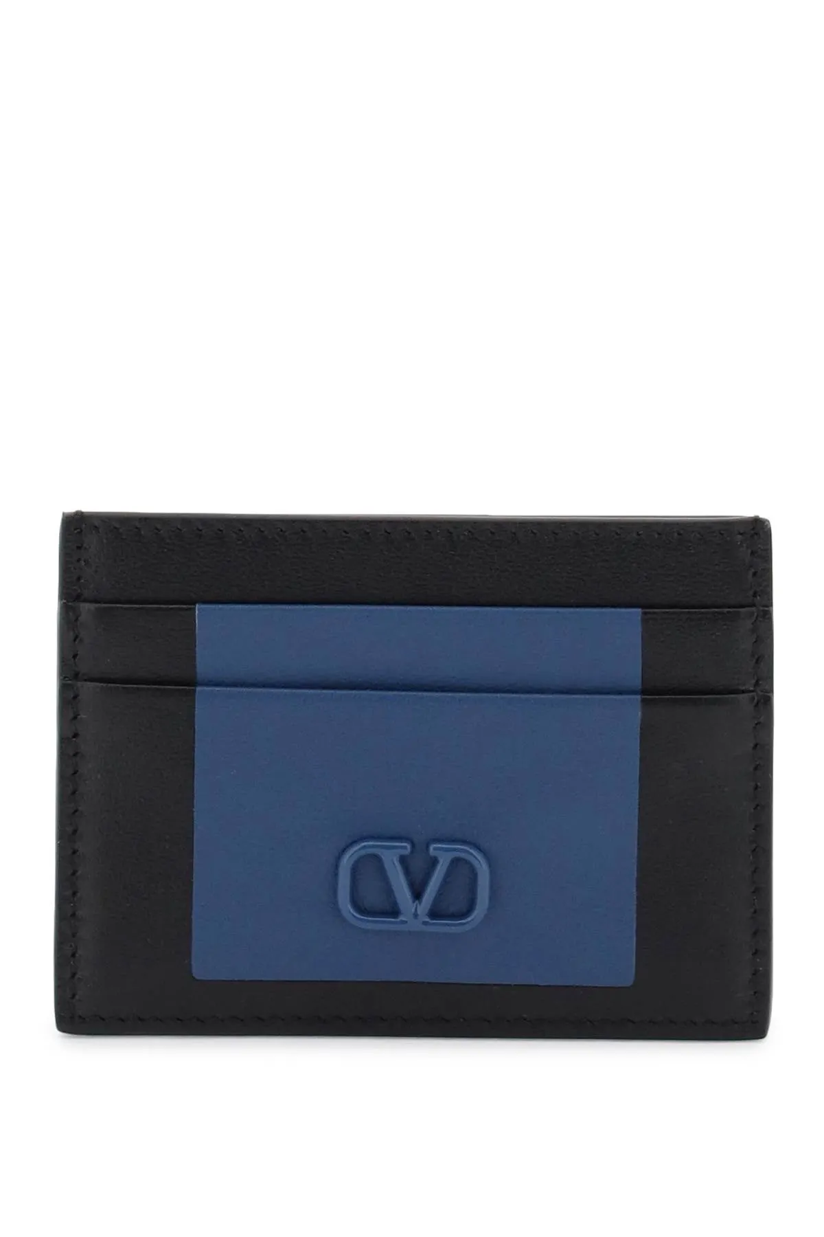 Valentino garavani lacquered logo cardholder