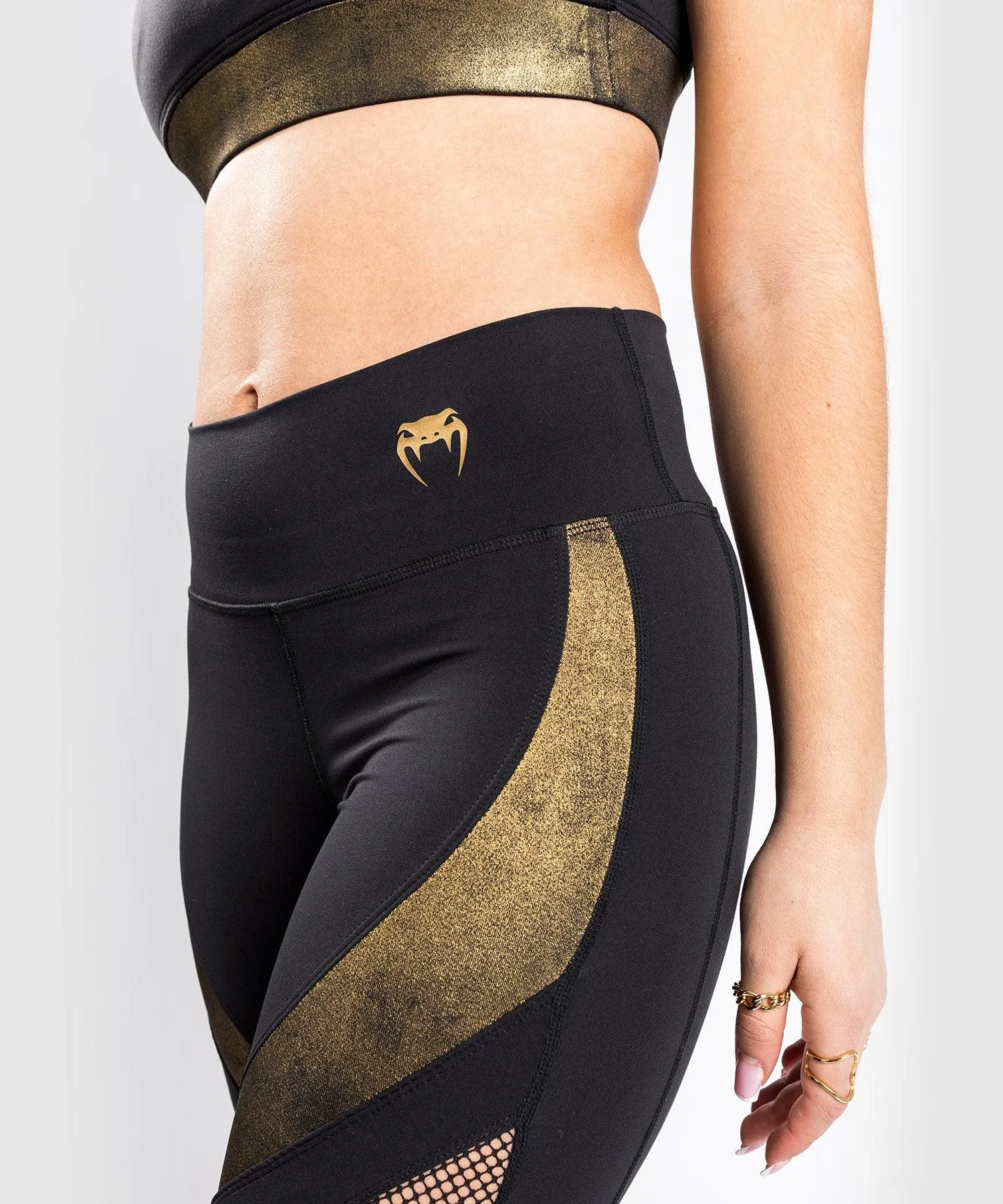 Venum Lightning Leggings 7/8 - For Women - Black/Gold