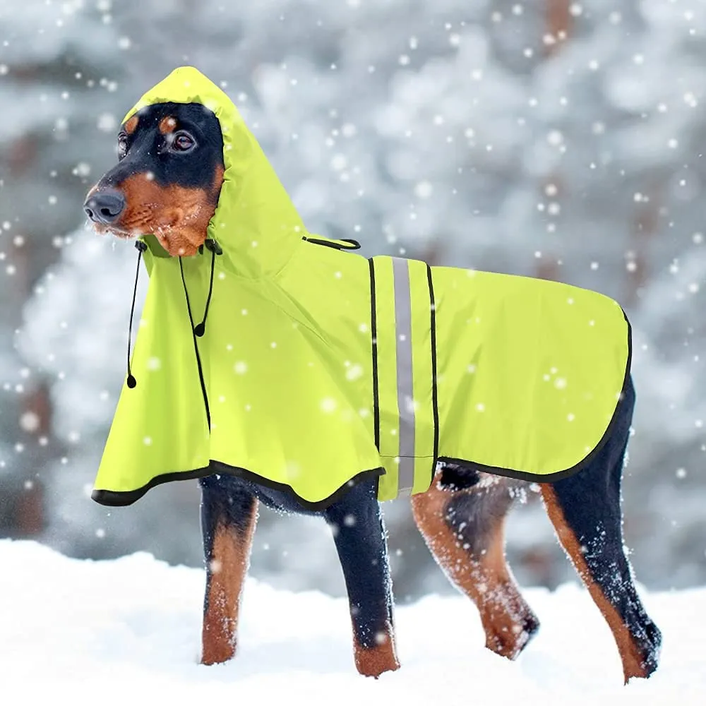 Waterproof Reflective Dog Raincoat