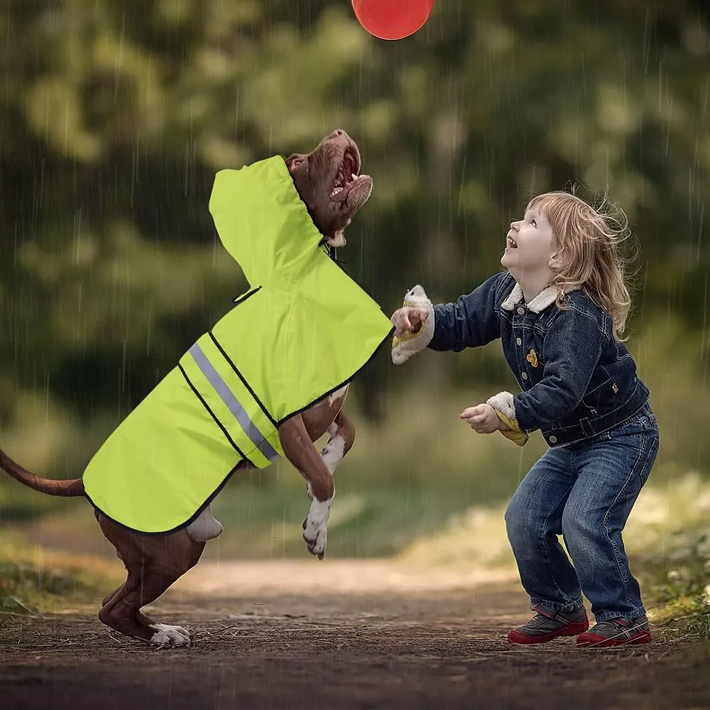 Waterproof Reflective Dog Raincoat