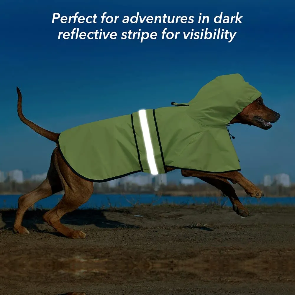 Waterproof Reflective Dog Raincoat