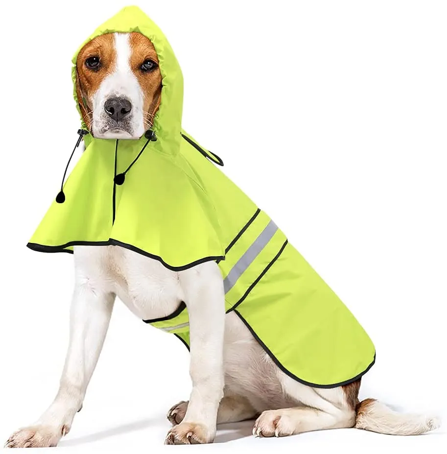 Waterproof Reflective Dog Raincoat