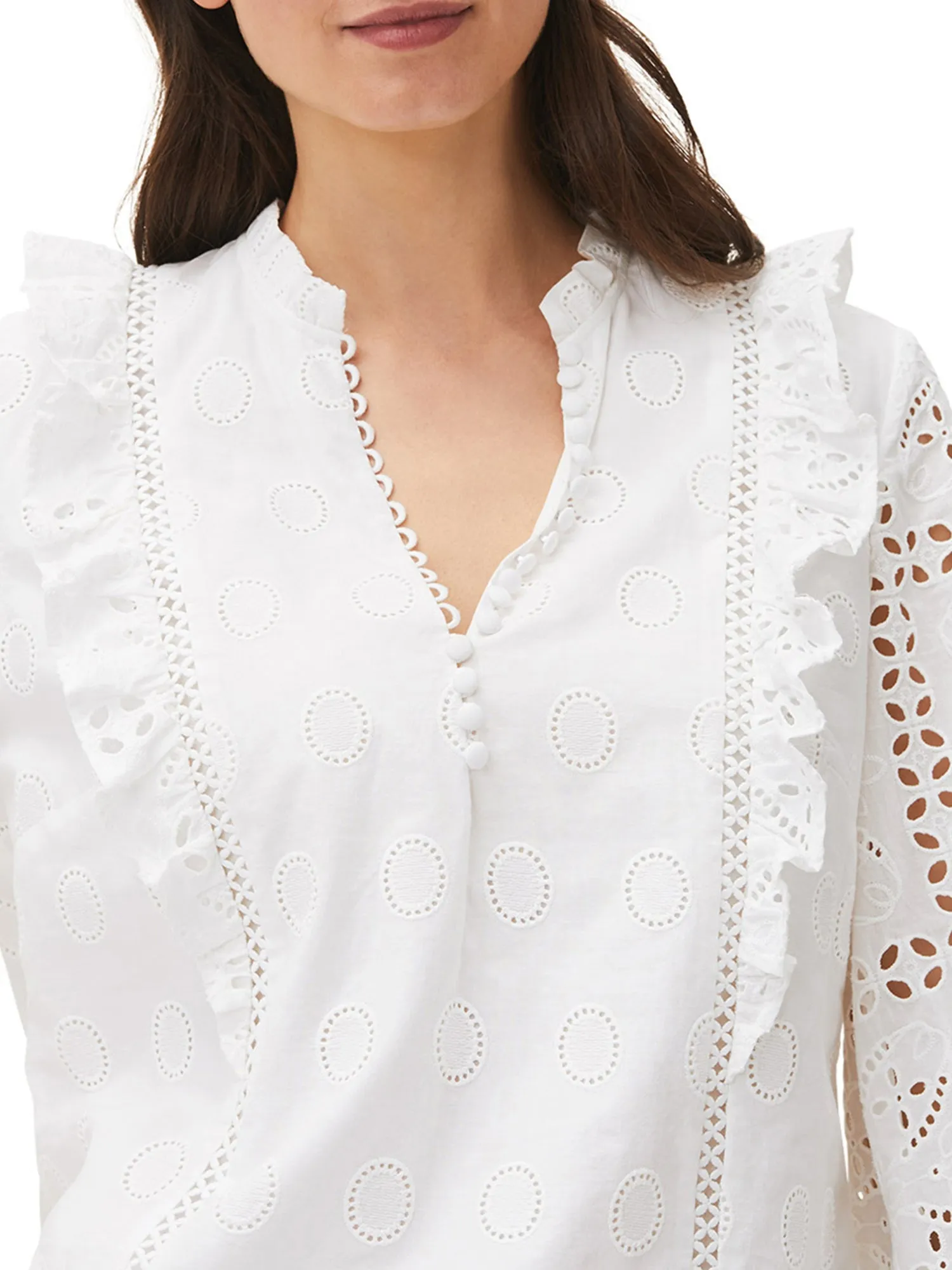 Willa Broderie Blouse