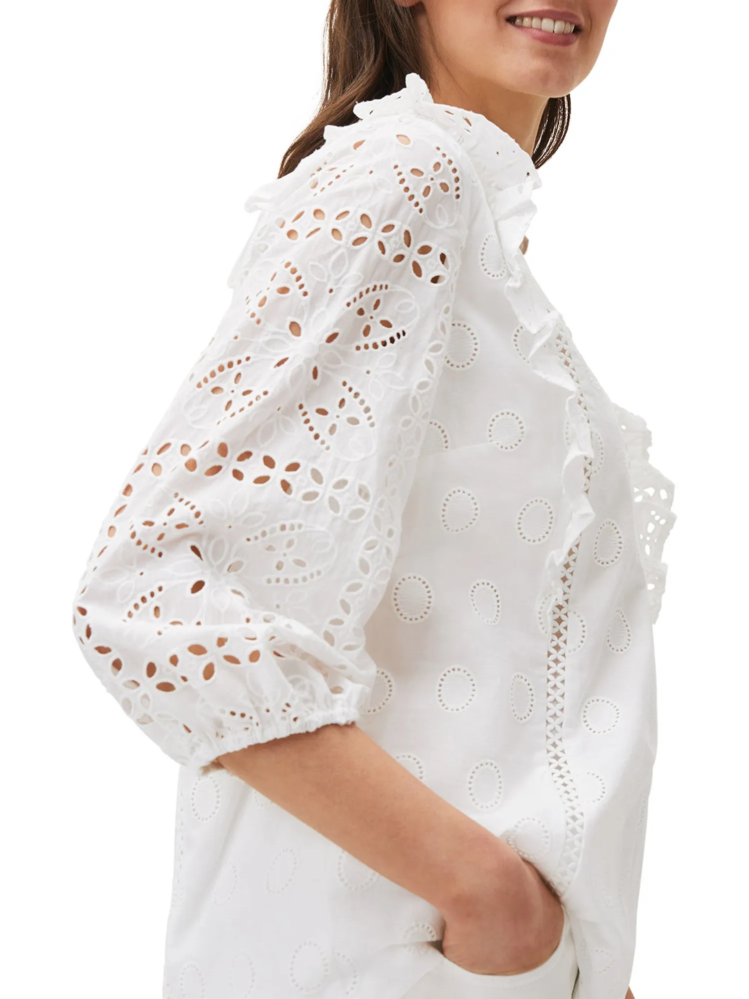 Willa Broderie Blouse