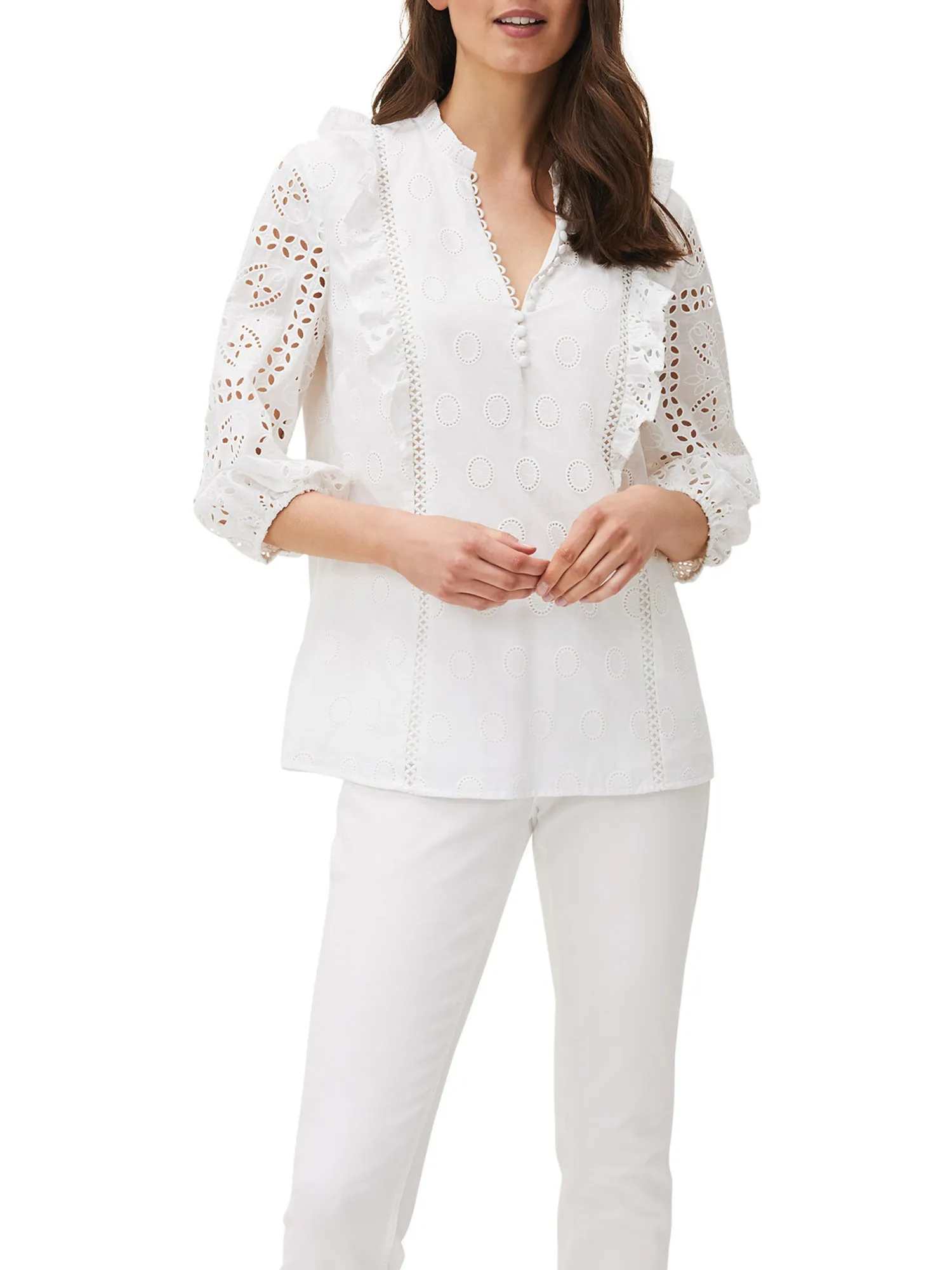 Willa Broderie Blouse