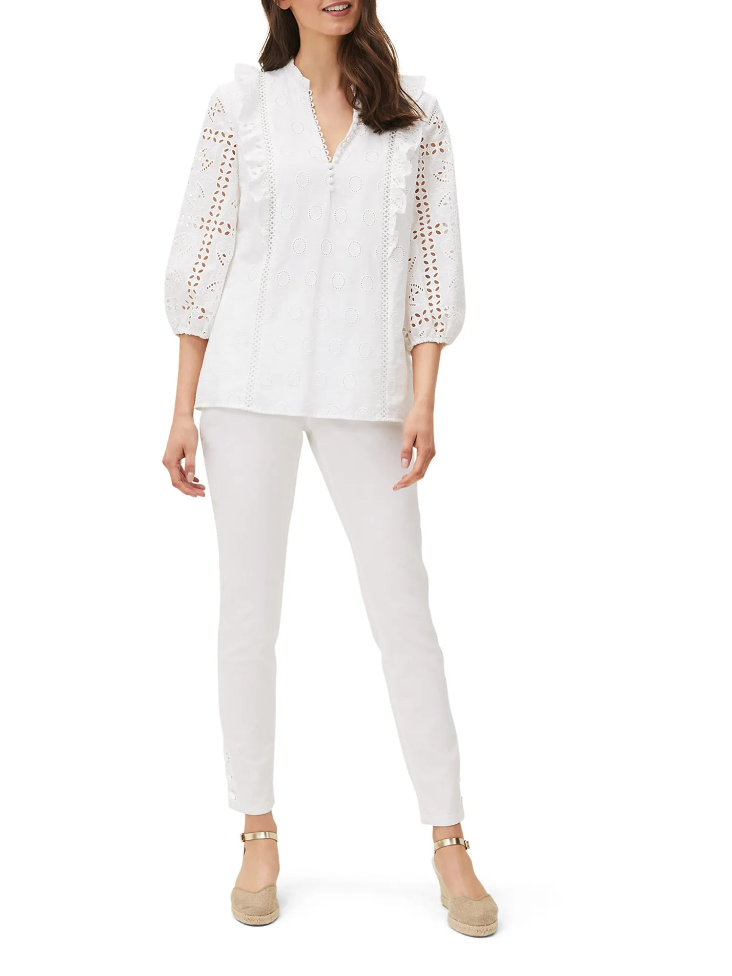 Willa Broderie Blouse