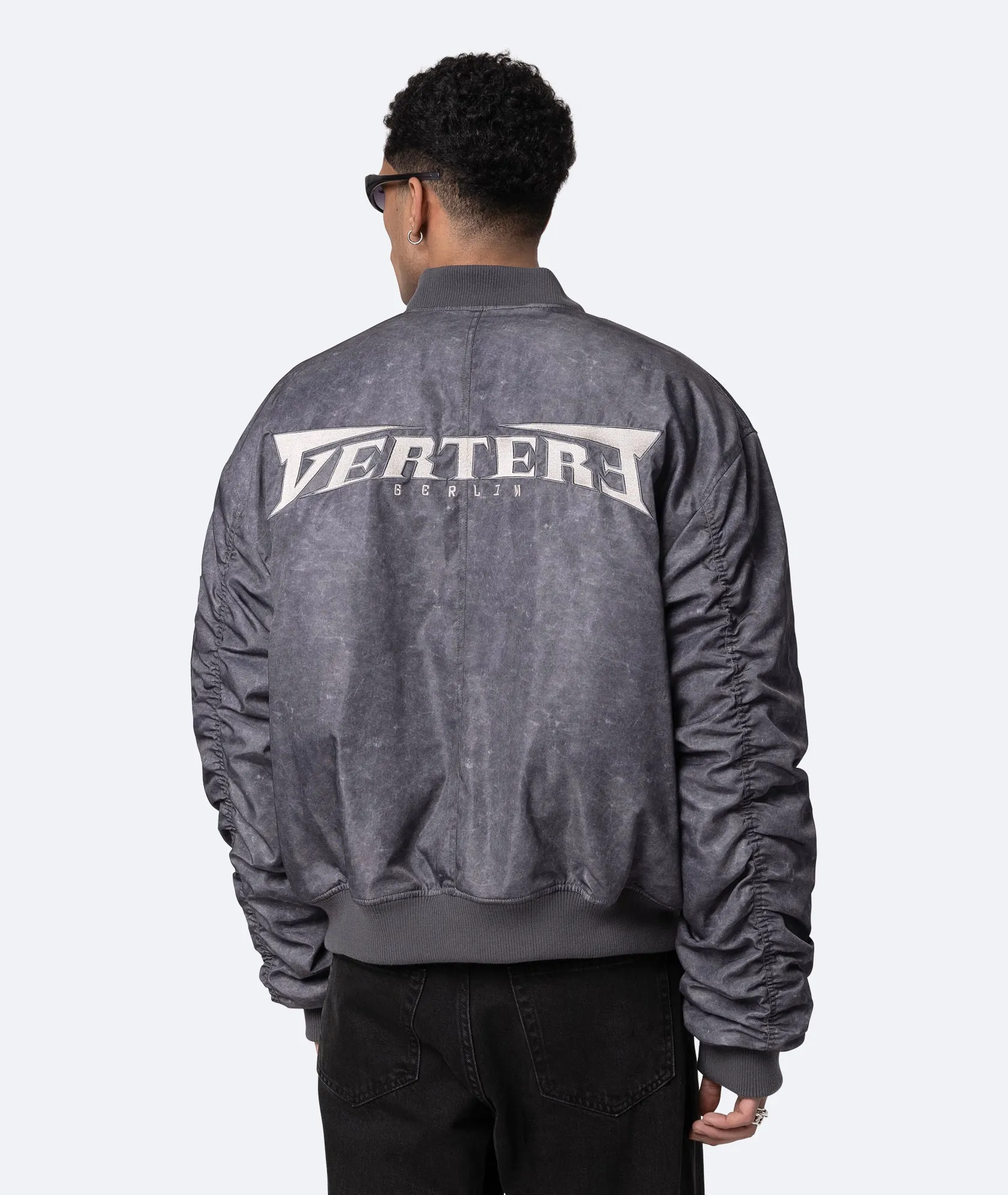 WINTER BOMBER - WASHED BLACK