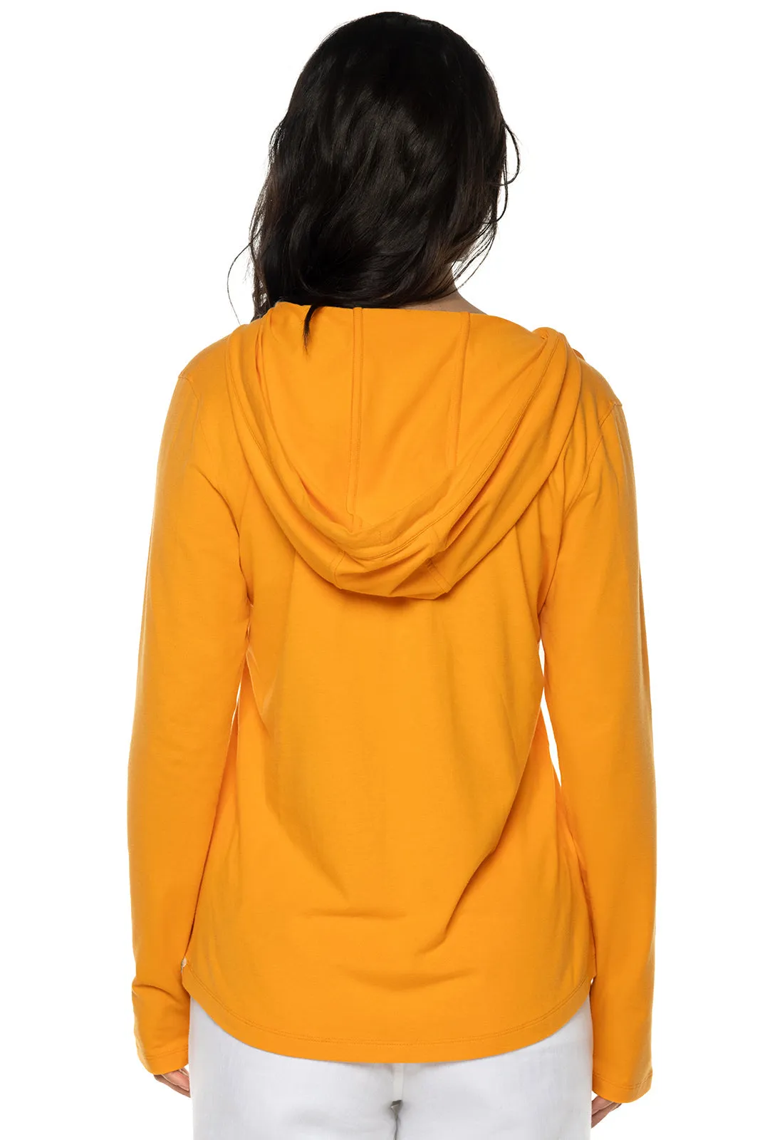 Women's Catalina Hoodie Tunic Top  |  Apricot Crush