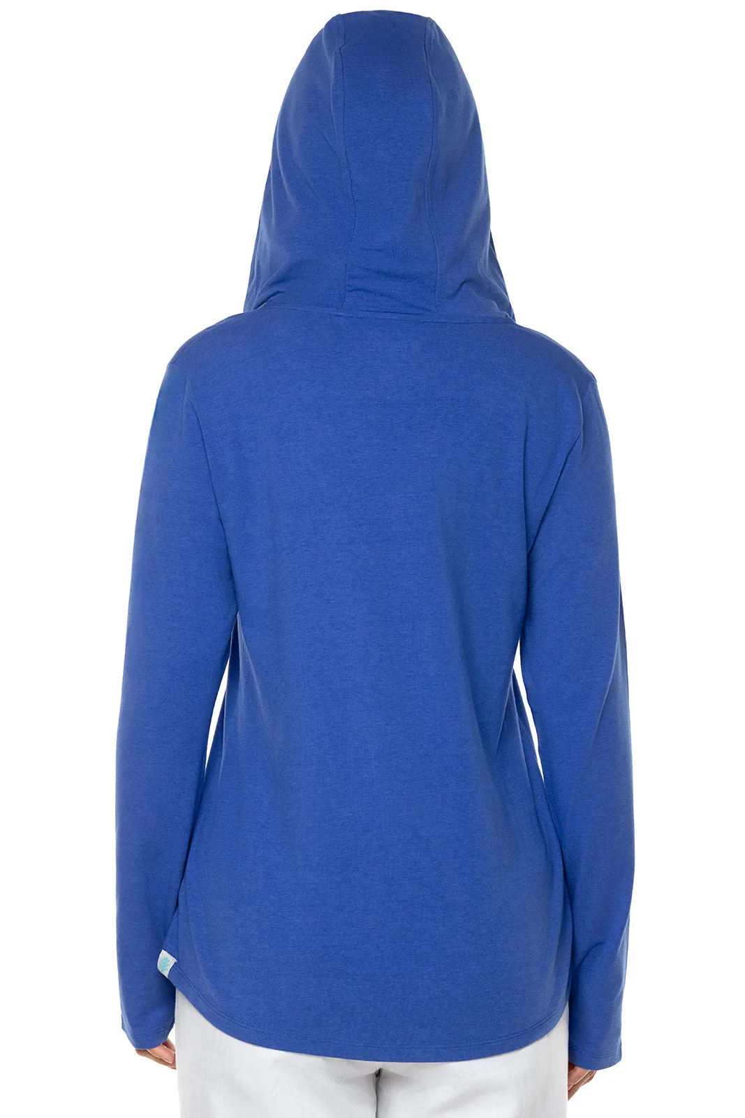 Women's Catalina Hoodie Tunic Top  |  Baja Blue