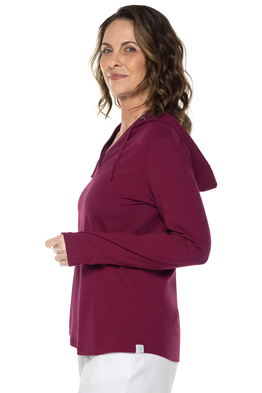 Women's Catalina Hoodie Tunic Top  |  Red Crush