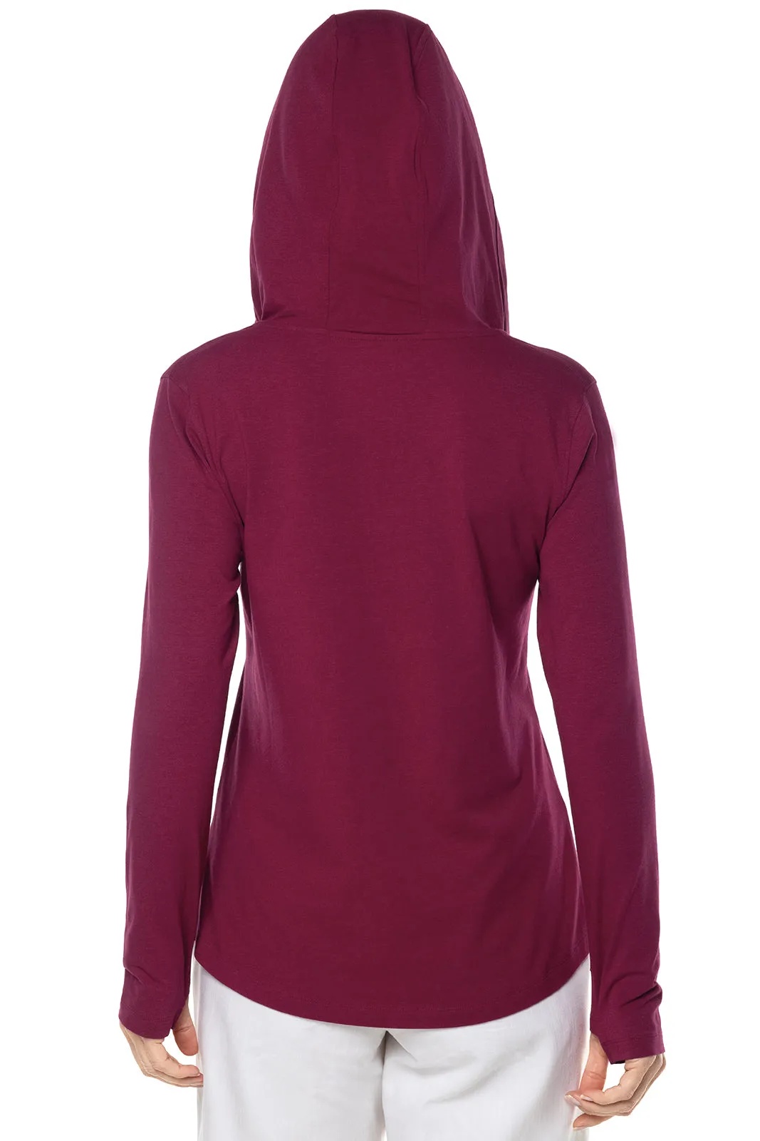 Women's Catalina Hoodie Tunic Top  |  Red Crush