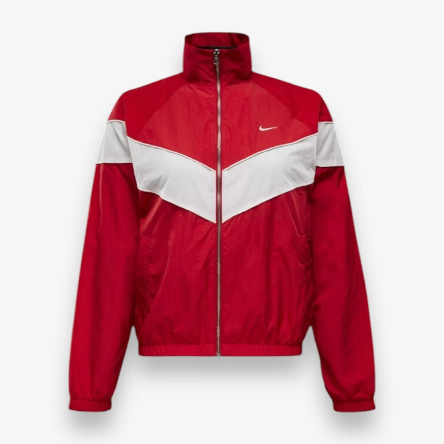 Women's Nike Windrunner Loose UV Woven Full-Zip Jacket Habanero Red FV6304-657