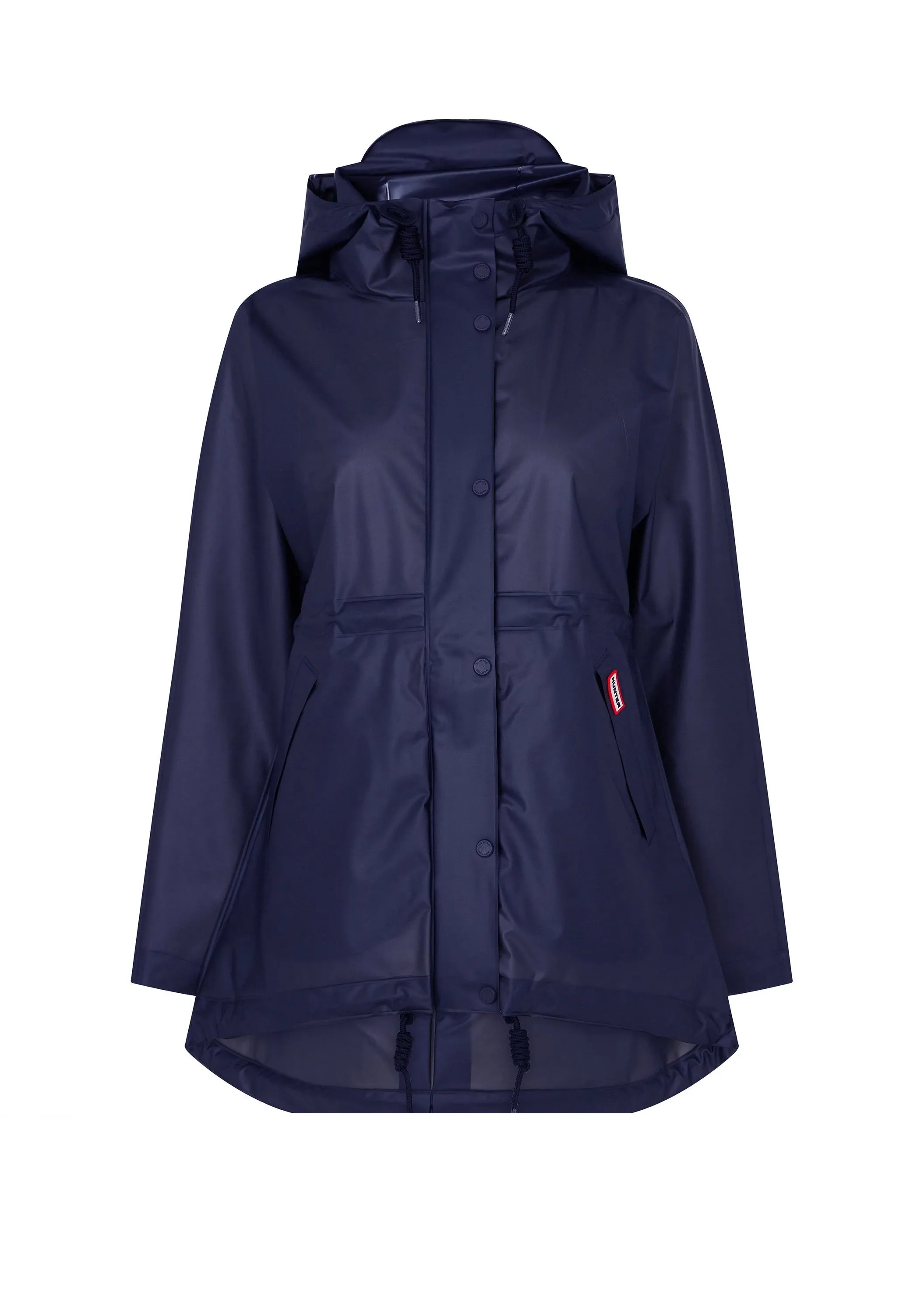 Women's Plain Raincoat,Navy