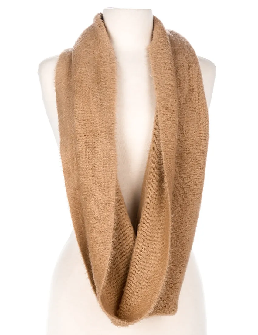 Women's Super-Soft Posh Infinity Scarf - Camel