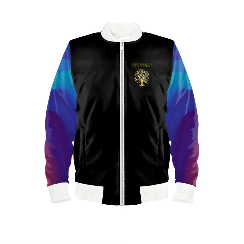 Yahuah-Tree of Life 01 Royal Ladies Designer Bomber Jacket