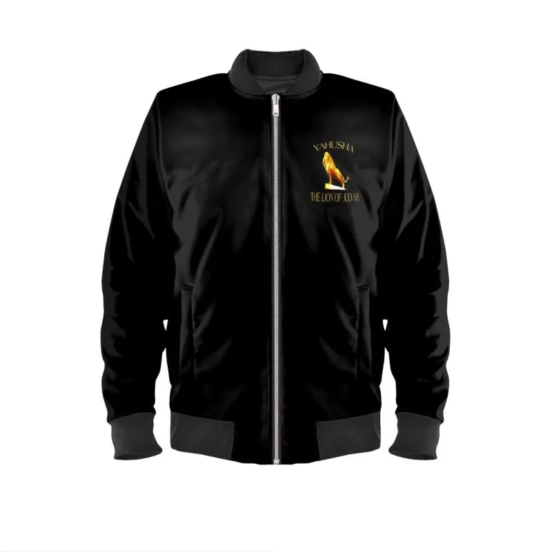 Yahusha-The Lion of Judah 01 Ladies Designer Bomber Jacket